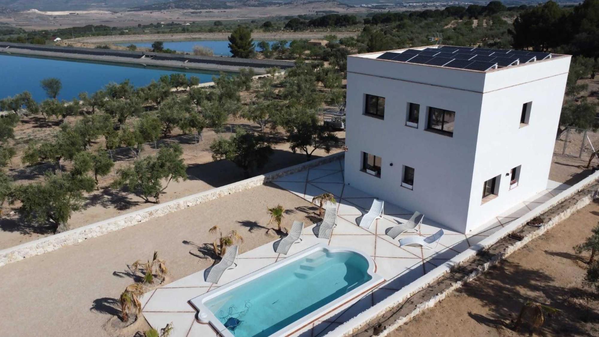Casita Del Embalse Con Encanto 비아르 외부 사진